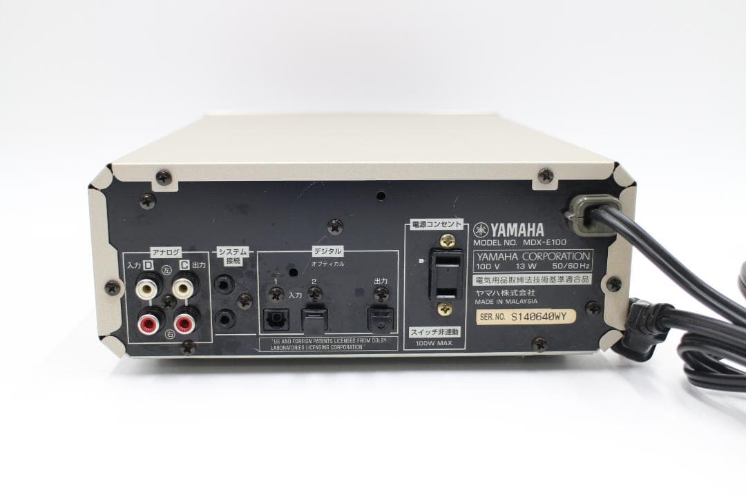 2593-YAMAHA ヤマハ MDX-E100 MDレコーダー MDデッキ
