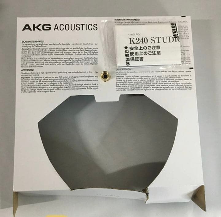 ●AKG K240 Studio セミオープン ヘッドホン モニター スタジオ