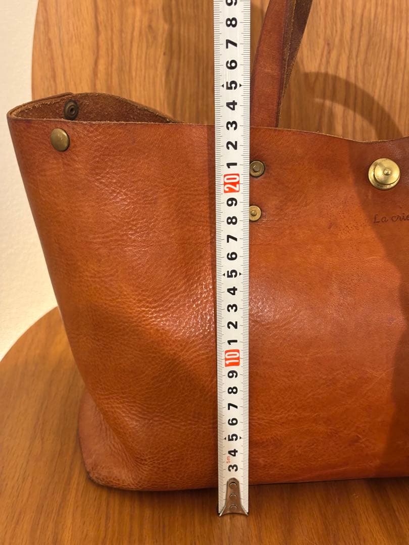 Lacrie theTote Lサイズ ワイド ベッキオショルダー ナチュラル