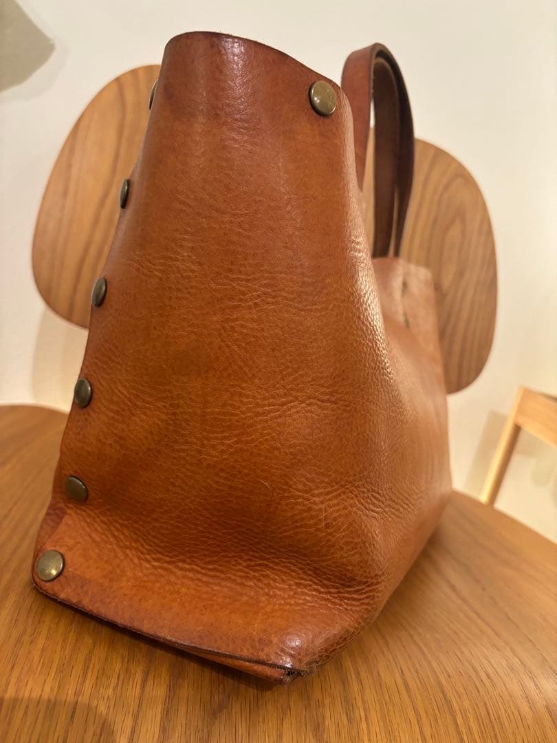 Lacrie theTote Lサイズ ワイド ベッキオショルダー ナチュラル