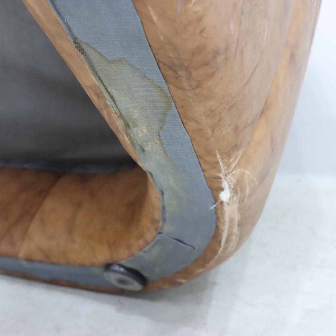 COR コア ヴィンテージソファ 本革 ドイツ 1970年代 茶 3人掛け