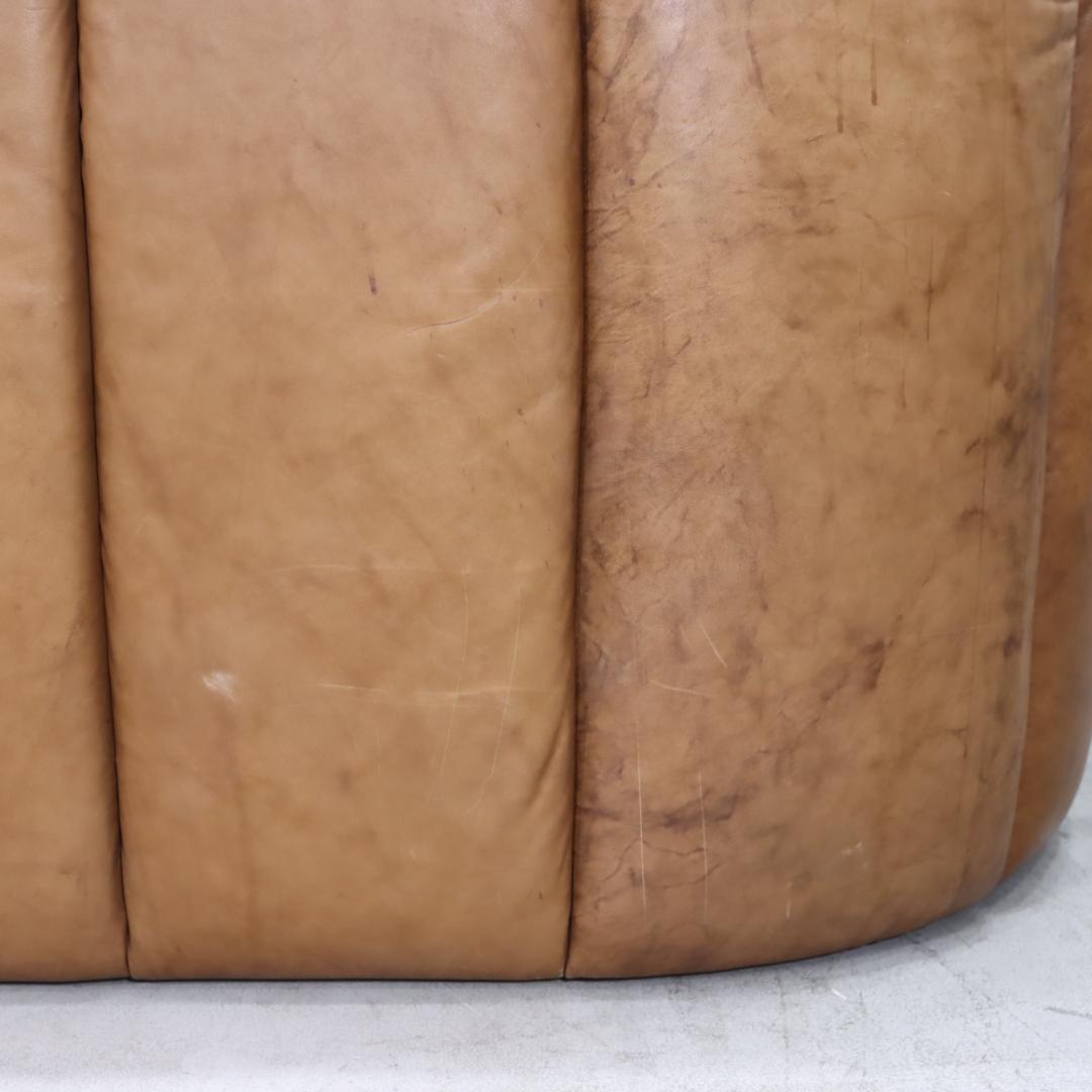 COR コア ヴィンテージソファ 本革 ドイツ 1970年代 茶 3人掛け