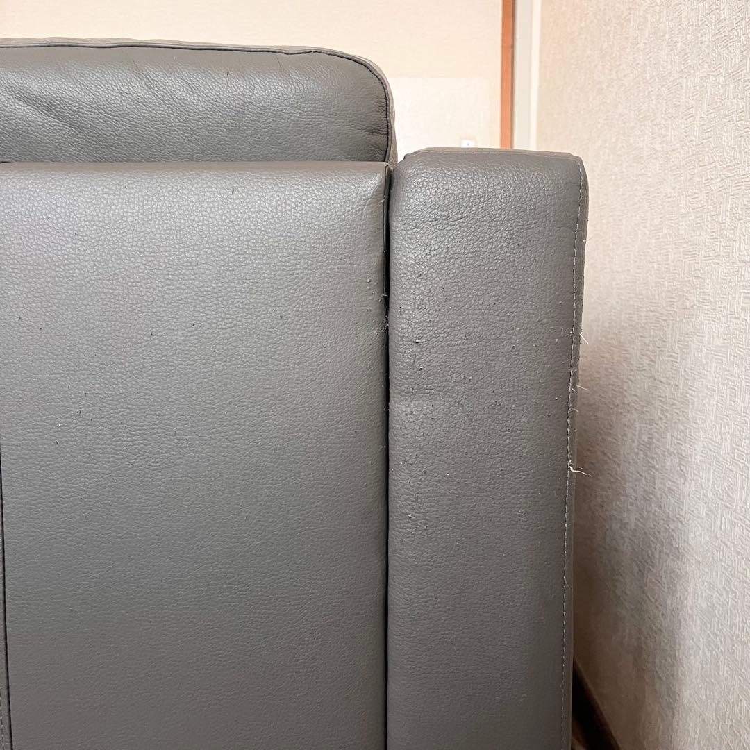 IKEA LANDSKRONA 2-3人掛け レザーソファ ランズクローナ 本革