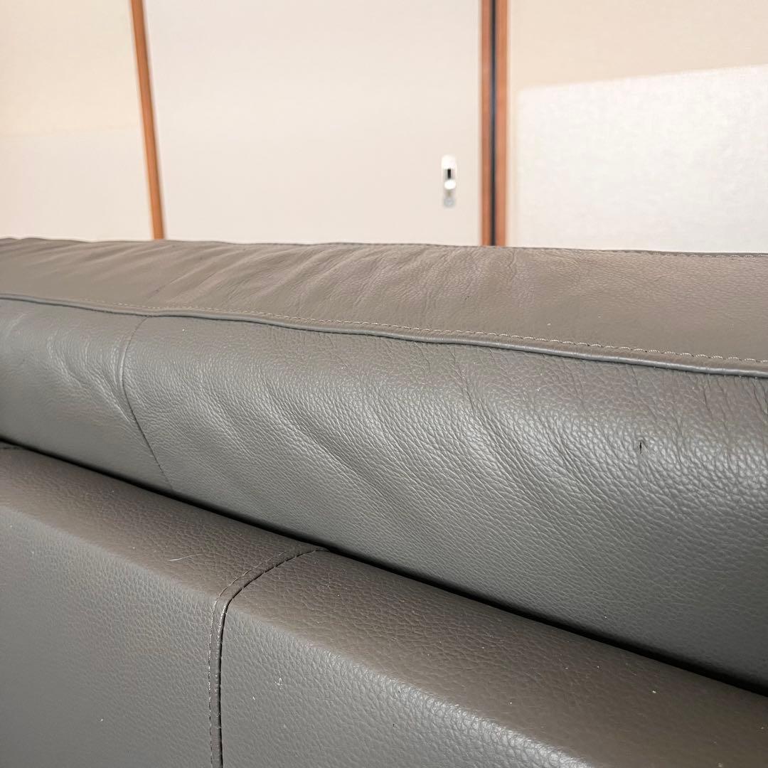 IKEA LANDSKRONA 2-3人掛け レザーソファ ランズクローナ 本革