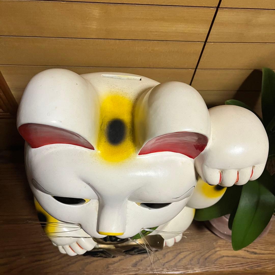 ひでみさん:招き猫　貯金箱　超特大　58cm