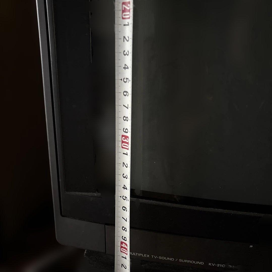 SONY ブラウン管テレビ　 KV-21CXR2A 昭和レトロ 87製