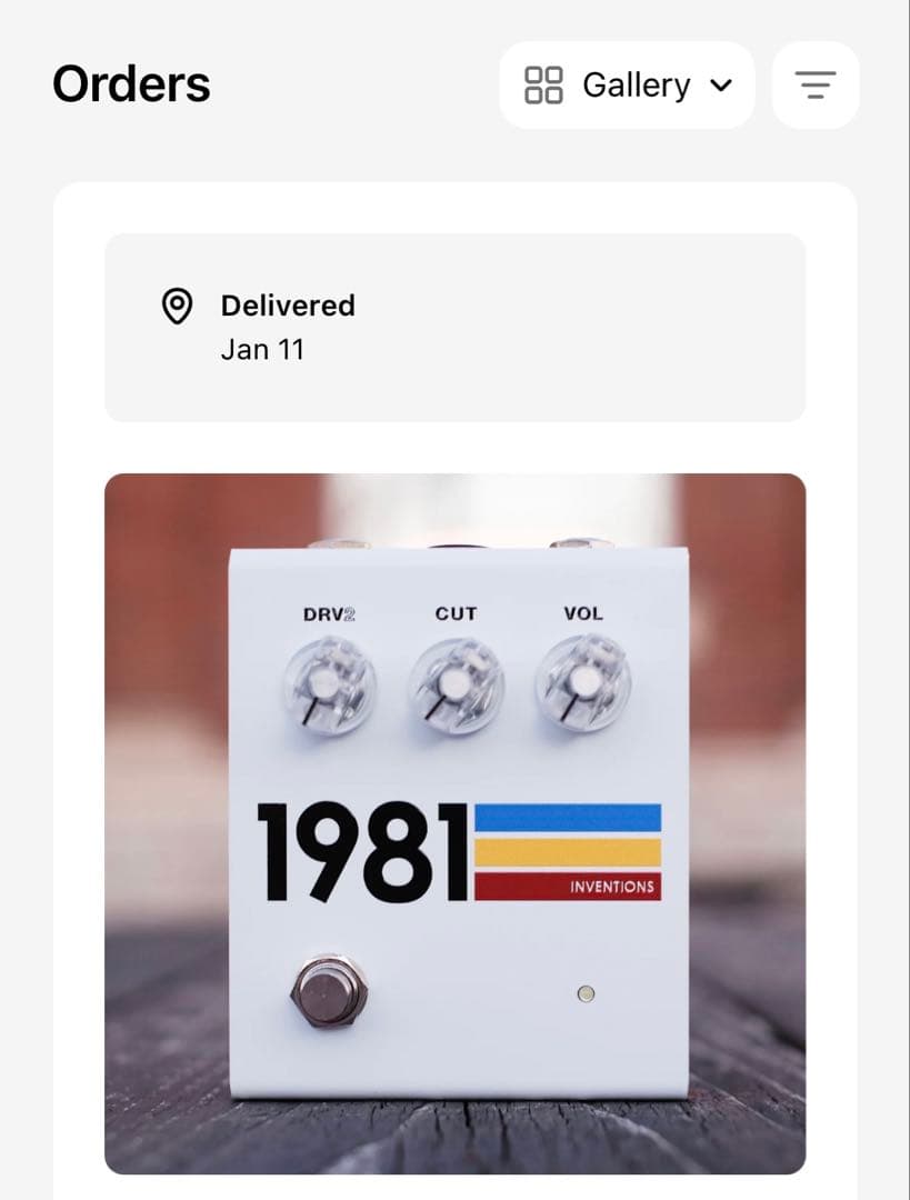 ギター 1981 Inventions DRV No3
