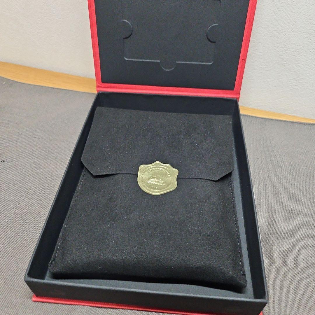 美品 BONAVENTURAボナ iPhone12PRO用手帳型ケース ネイビー