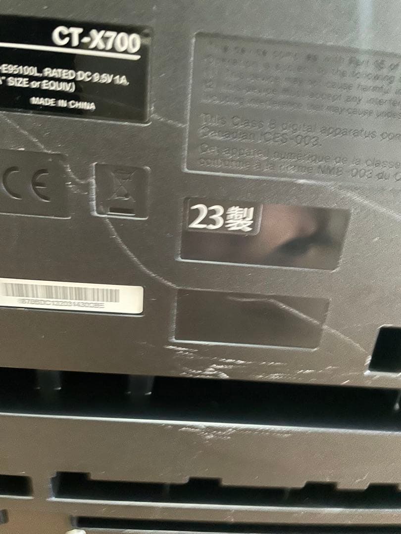 CASIO CTX-700 61鍵盤 電子キーボード　2023年製