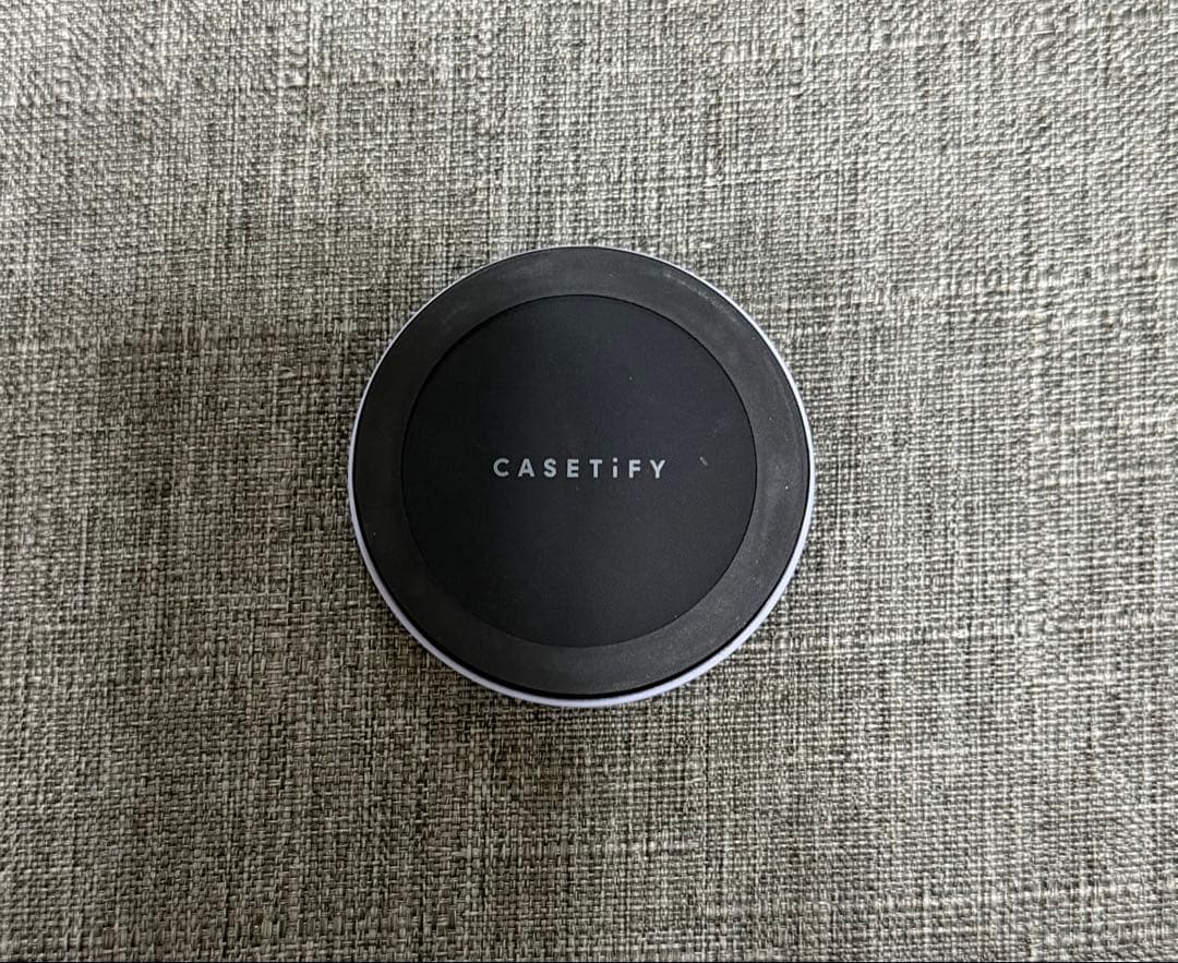casetifyシリコンウェーブケース iPhone17pro＆グリップスタンド