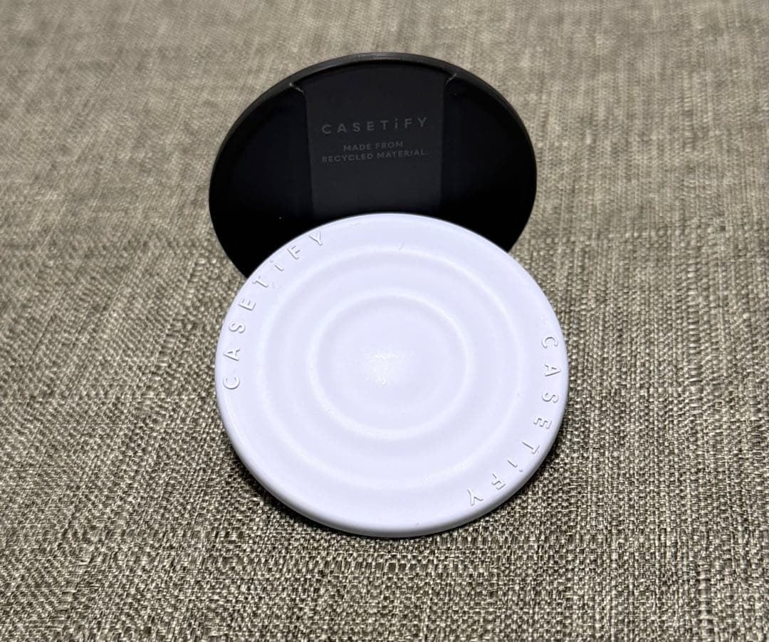 casetifyシリコンウェーブケース iPhone17pro＆グリップスタンド