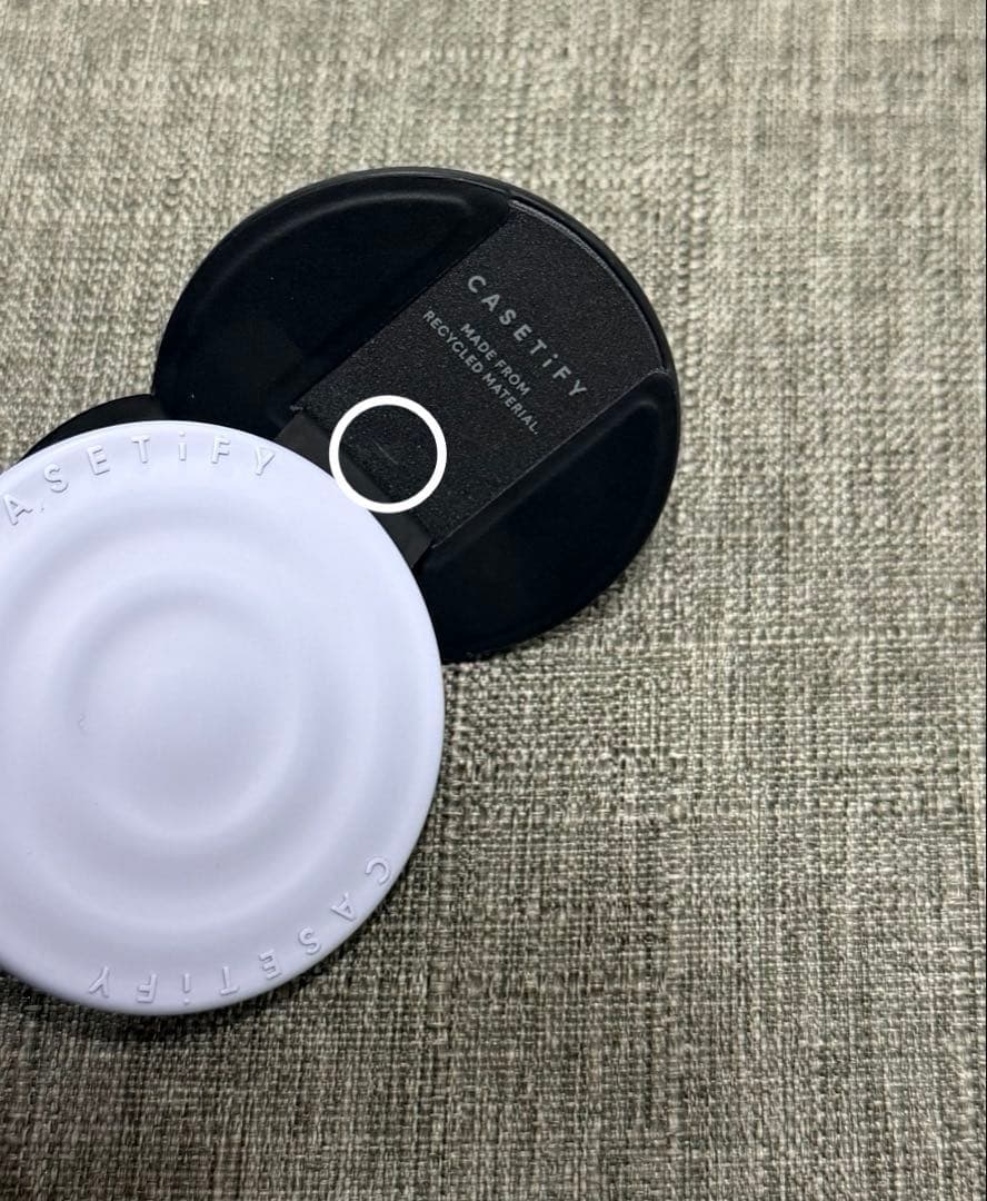 casetifyシリコンウェーブケース iPhone17pro＆グリップスタンド