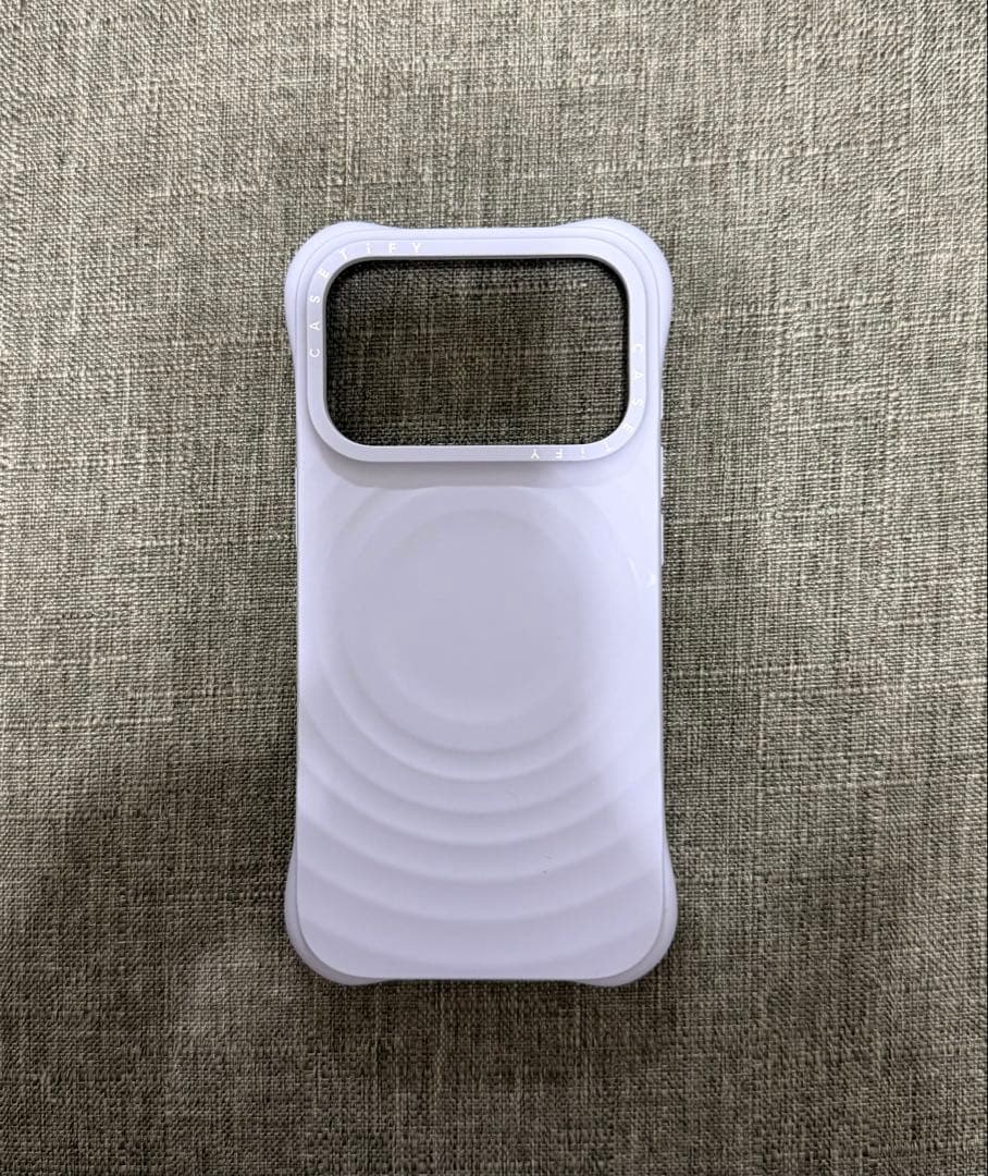 casetifyシリコンウェーブケース iPhone17pro＆グリップスタンド