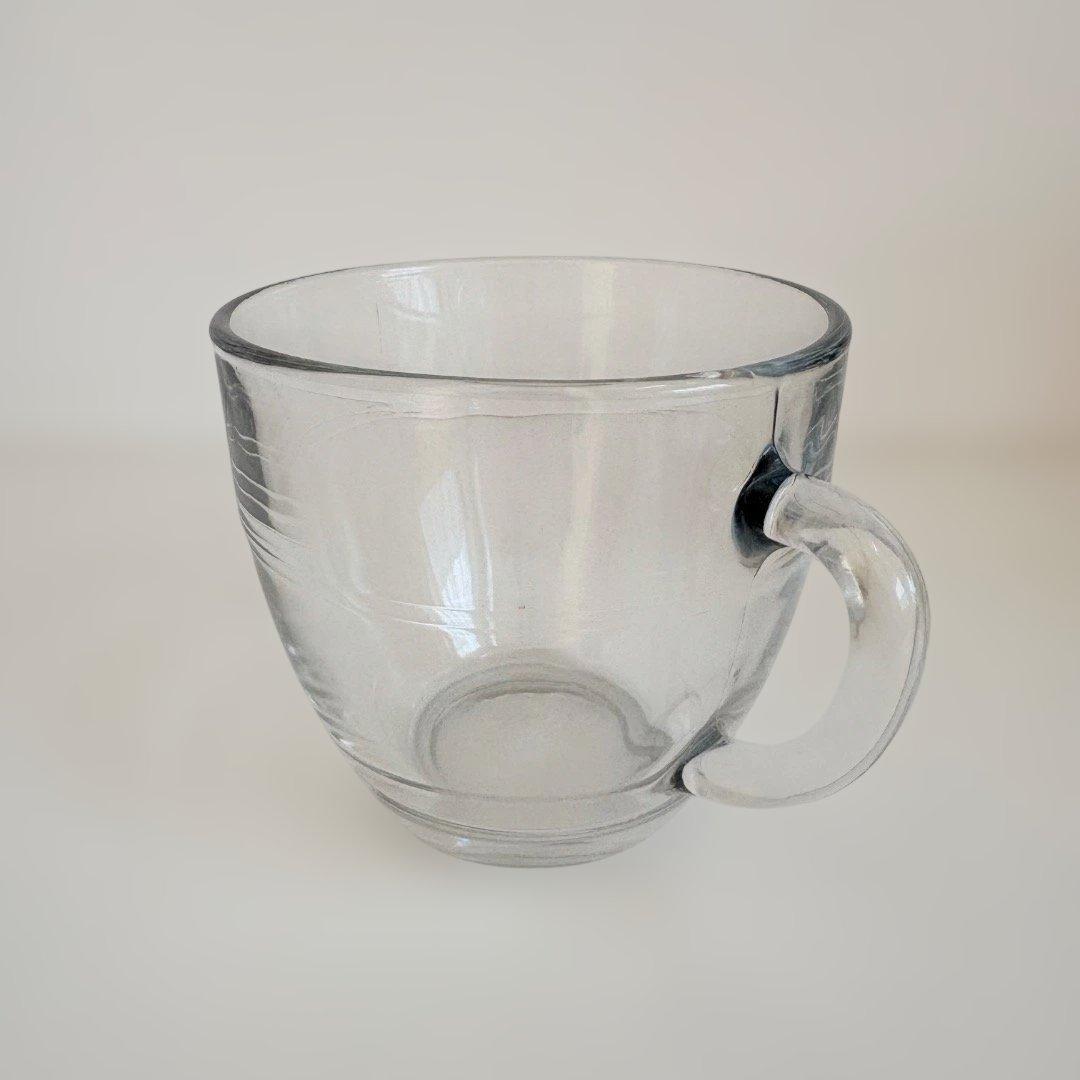 DURALEXヴィンテージデザート皿3枚&ガラスコーヒーカップ ジゴン2個セット