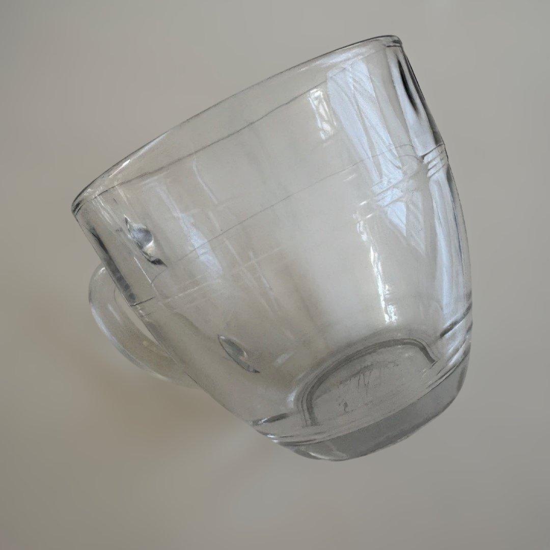 DURALEXヴィンテージデザート皿3枚&ガラスコーヒーカップ ジゴン2個セット