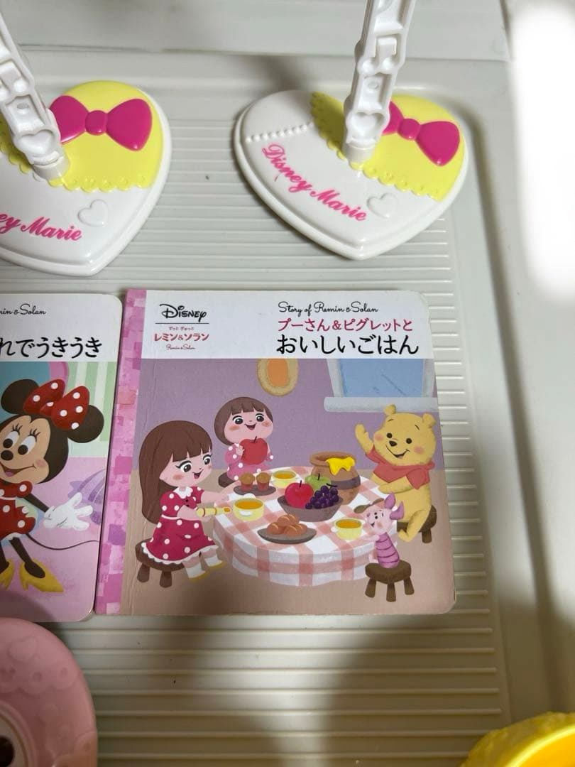 ソランちゃん、レミンちゃん（ティーパティ、プーさんスープセット）