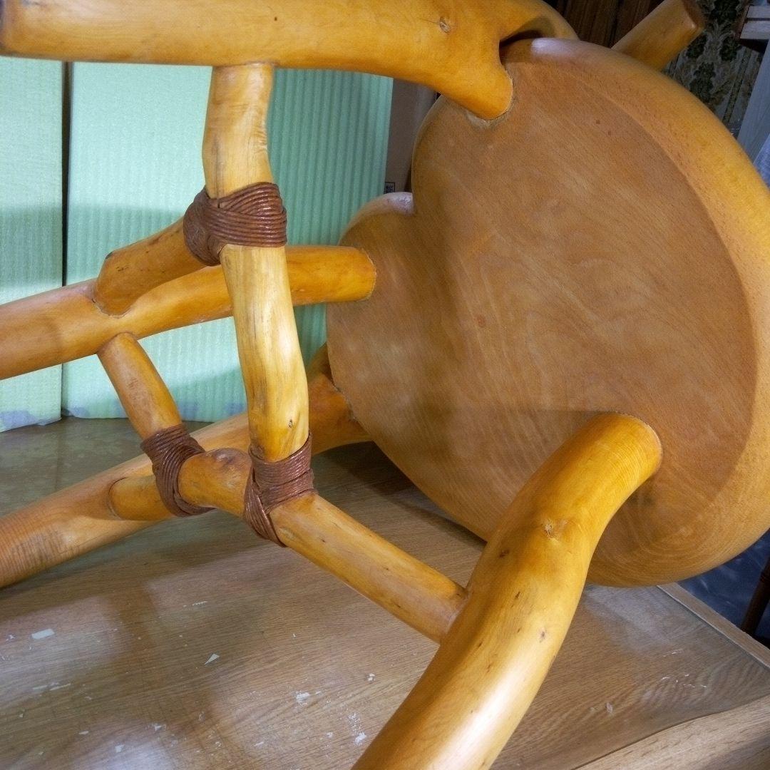 自然木の椅子　芸術作品　家具　ハンドメイド　オリジナル　唯一無二