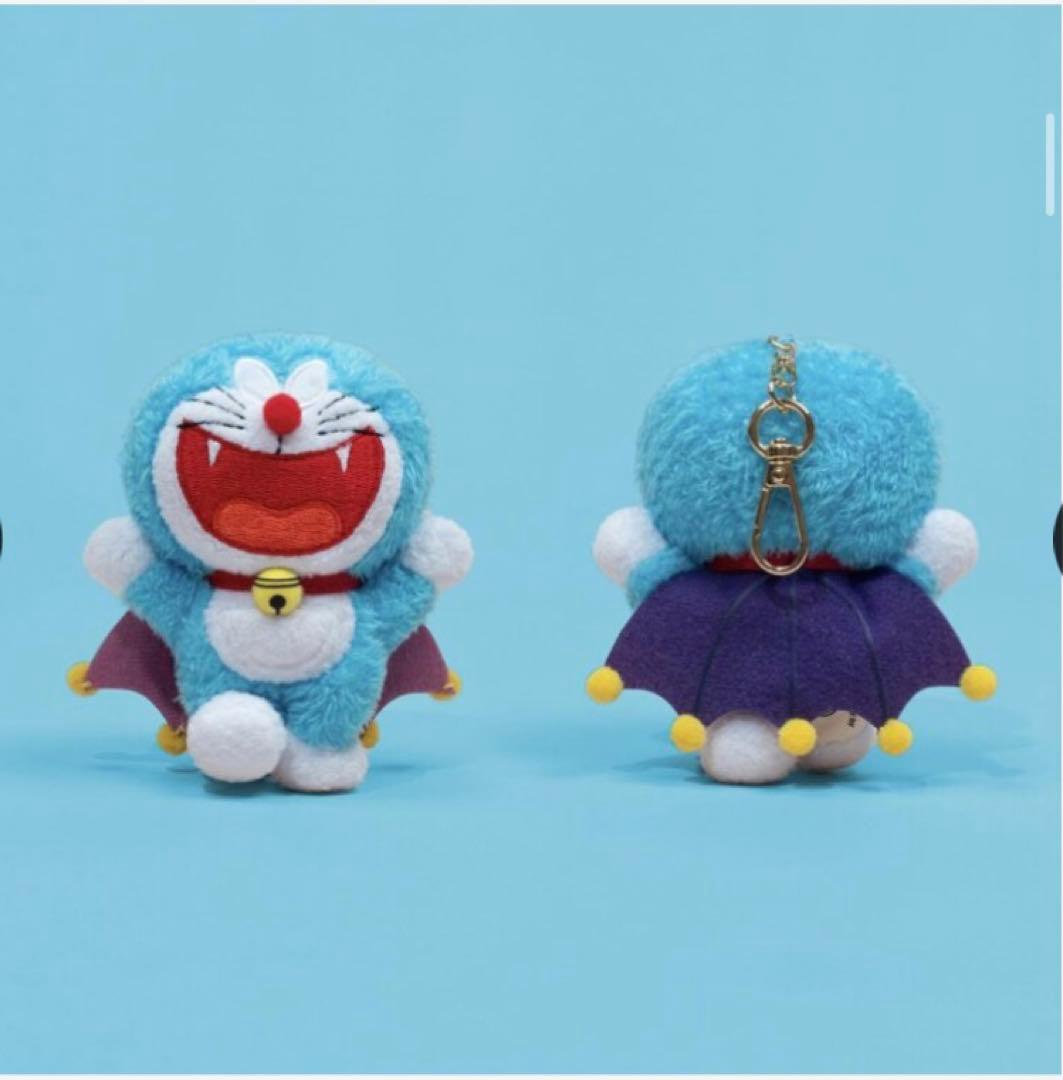 100%ドラえもん＆フレンズ展キーチェーン10個セット柴犬、桜+ 紙ショッパー