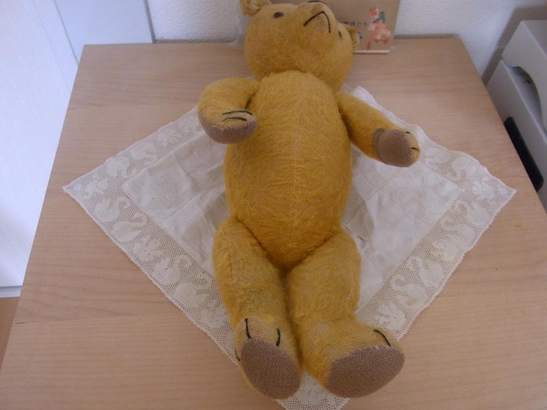 テディベア　アンティーク　ビスケット