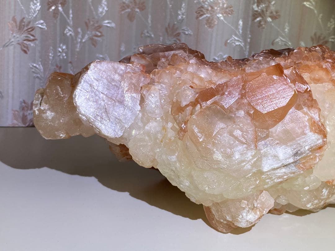 特大　紅白水晶　原石　クラスター　 4.３kg