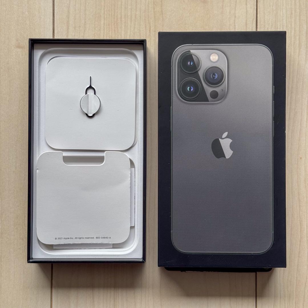 【美品】Apple iPhone 13 Pro 256GB グラファイト 本体
