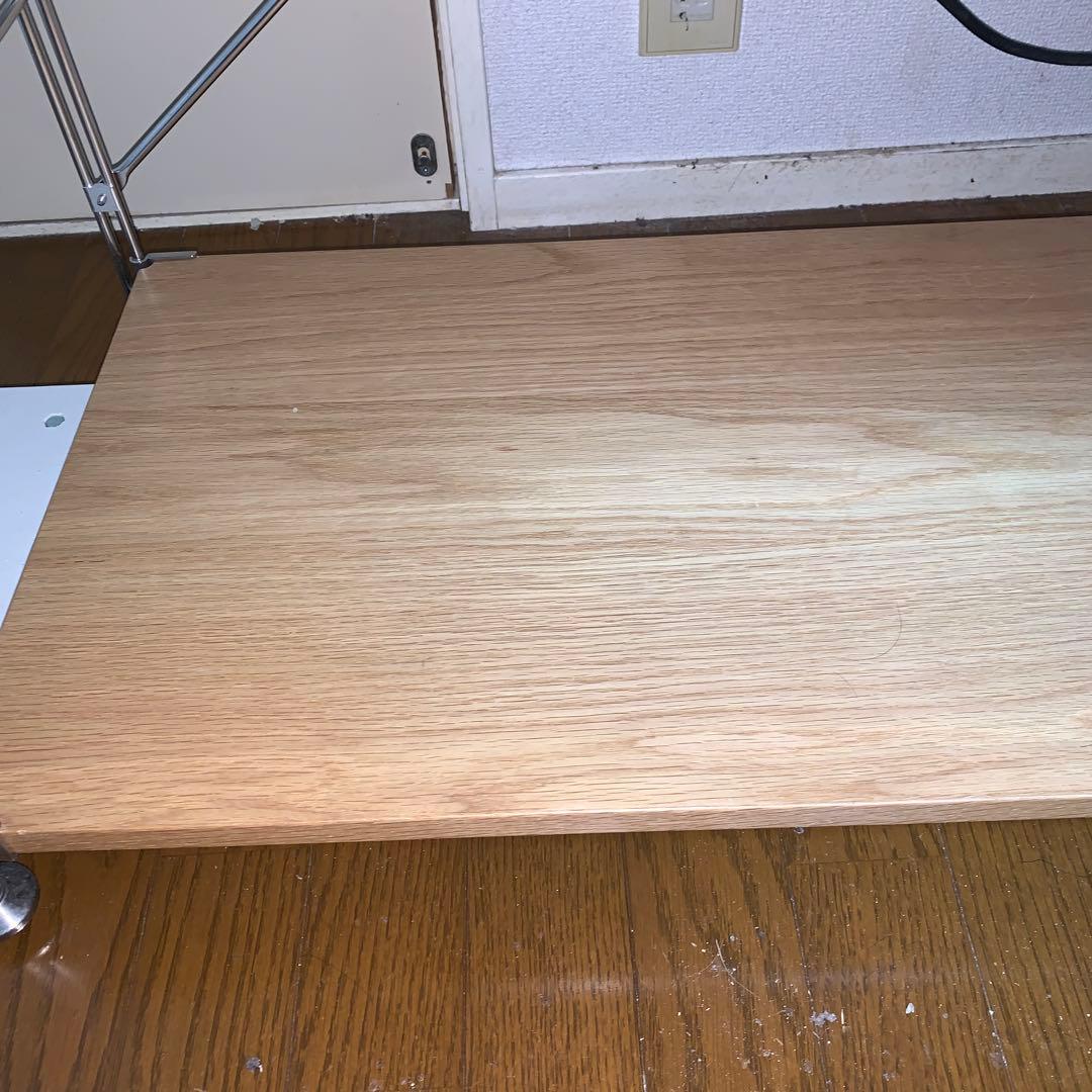 印良品　ステンレスユニットシェルフ・オーク材・カップボードセット