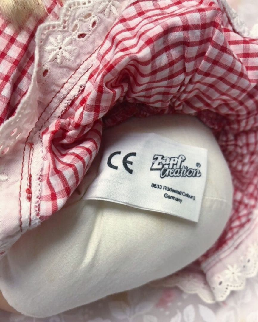 zapf ヴィンテージ　抱き人形　リボーンドール