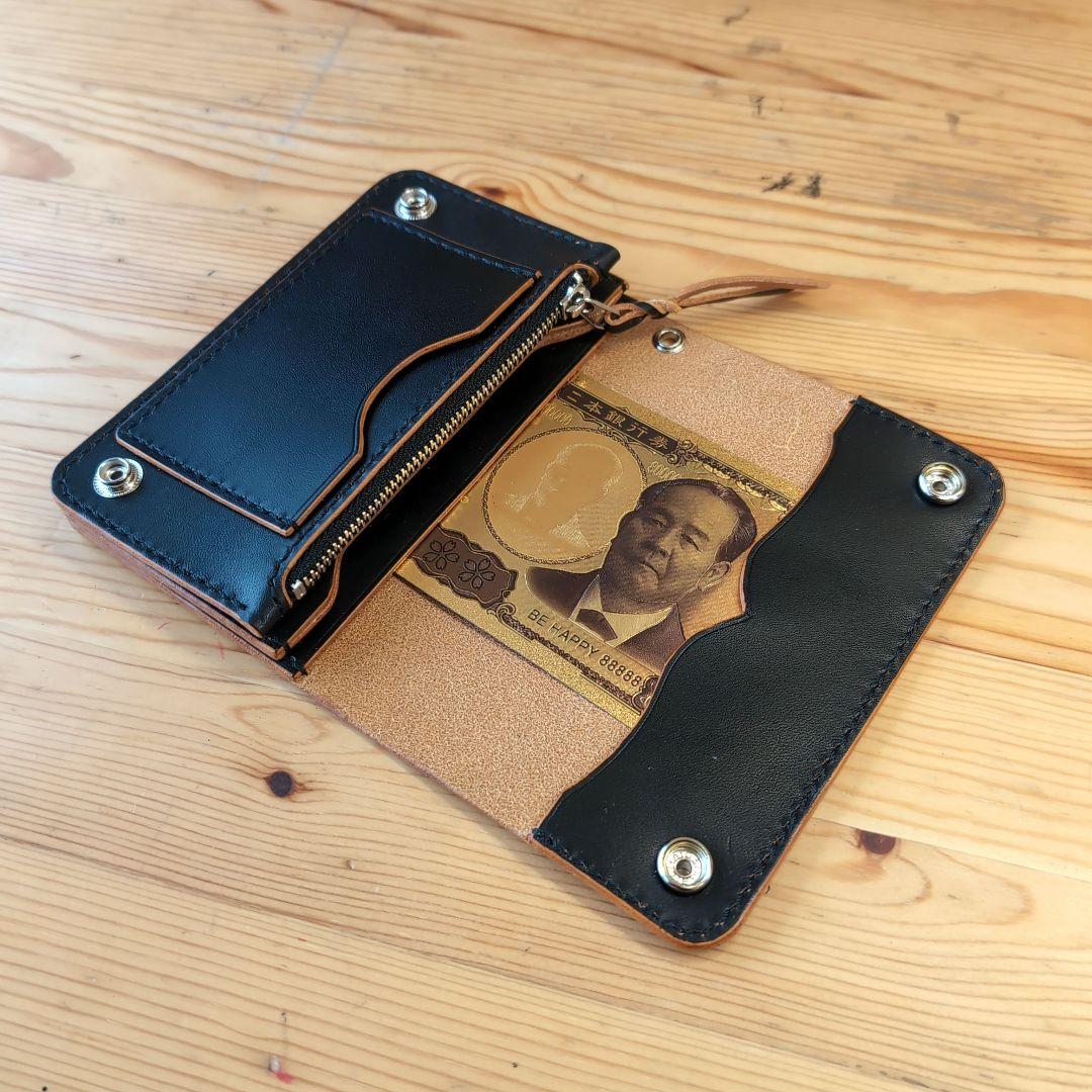 uca　ミドルトラッカーウォレット　ハンドメイド　栃木レザー