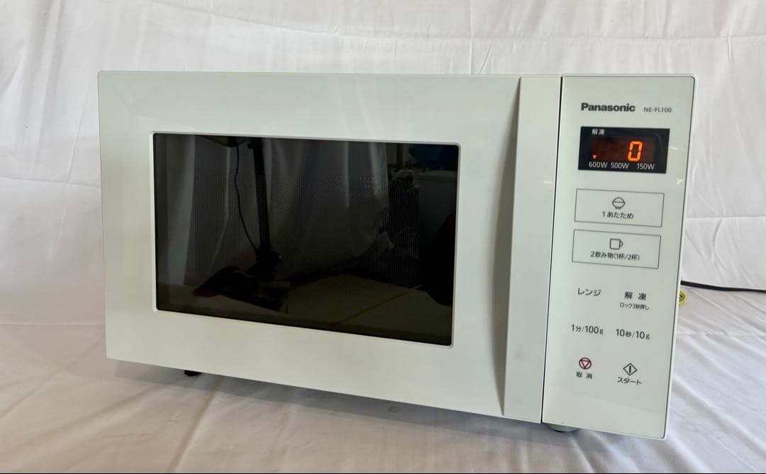 ④M81 Panasonic NE-FL100-W 電子レンジ 2021年製