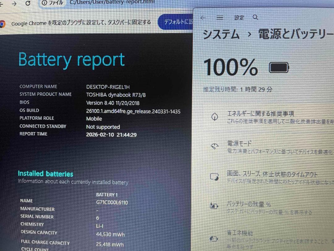 Win11 Office搭載 dynabook メモリ8GB SSD128GB
