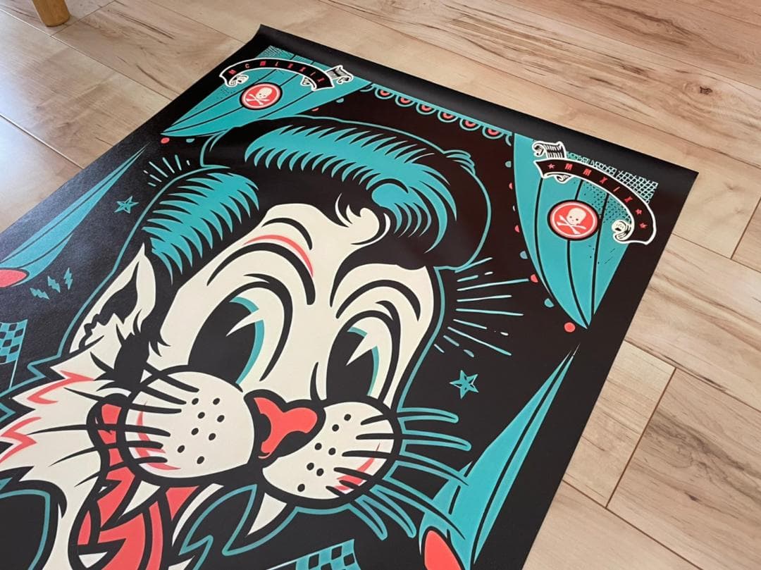ストレイキャッツ　ポスター　ブライアンセッツァー　ロカビリー　パンク 大判