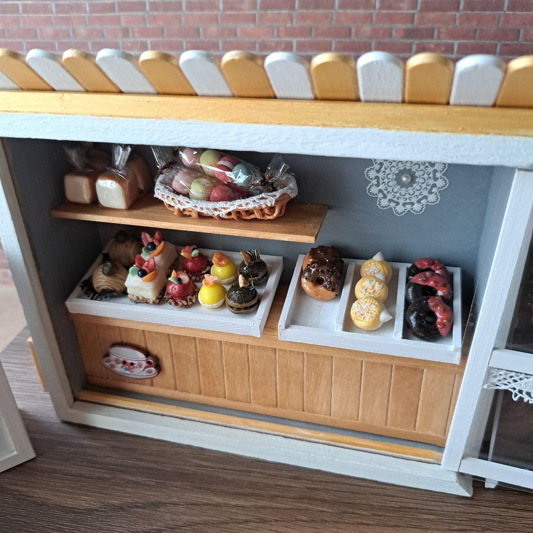 142 ミニチュアカフェ ドールハウス 背景ボード