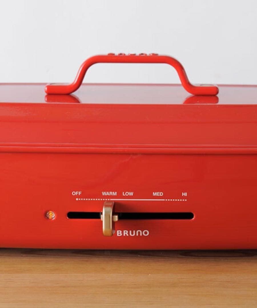 新品未使用　BRUNO ホットプレート グランデサイズ レッド