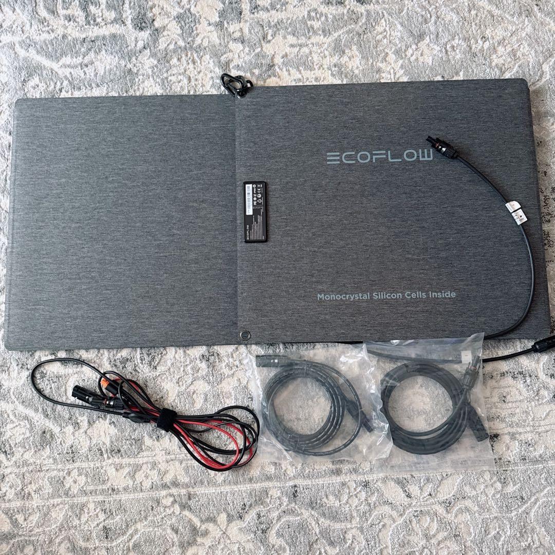 最安値！EcoFlow 110W ソーラーパネル