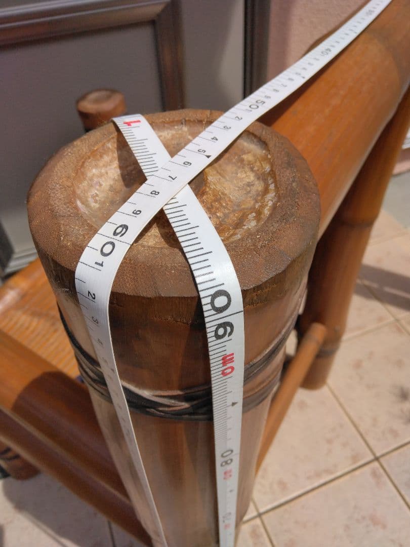 アジア家具　バンブー製チェア 　リゾート感覚　クッション付き　1脚　値下げ