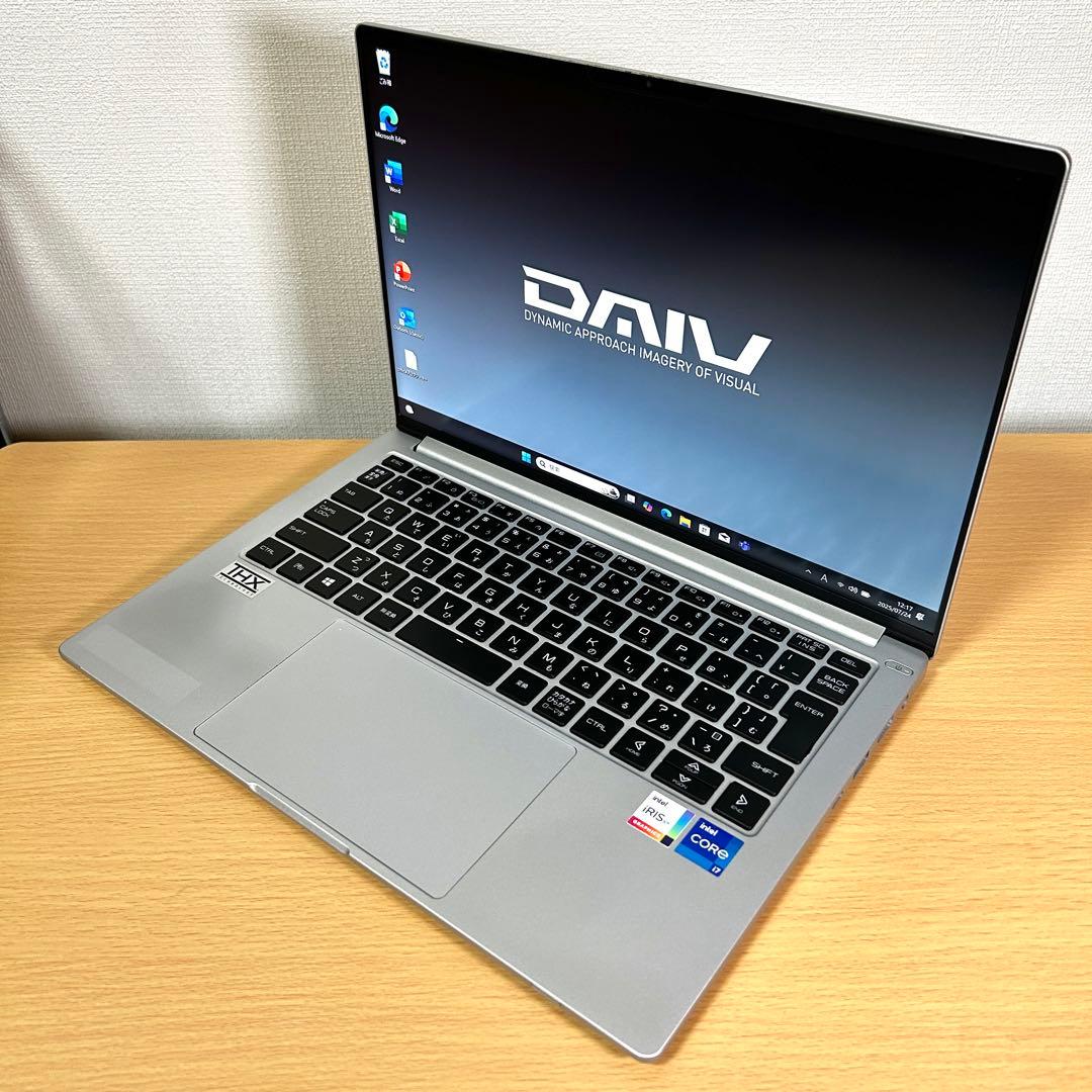 マウスコンピューター DAIV 4P 32GB i7 512GB 14インチ