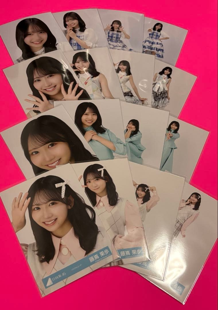 藤嶌果歩　日向坂46 生写真　ひな誕祭　ツアー　JOYFUL パステル　コンプ