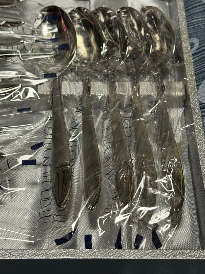 【新品・暗室保管・ケース美品！】LUCKY WOOD カラトリー 5種類x5本