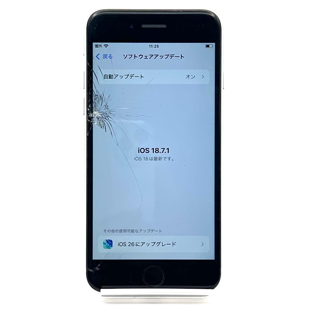 【液晶難】Apple iPhone SE2 64GB シルバー MX9T2J/A