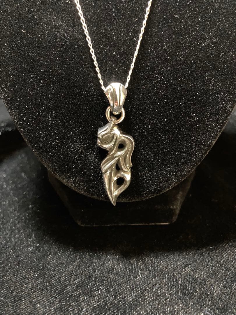 ⑯スケルトンSkullペンダント チェーン付き Silver925