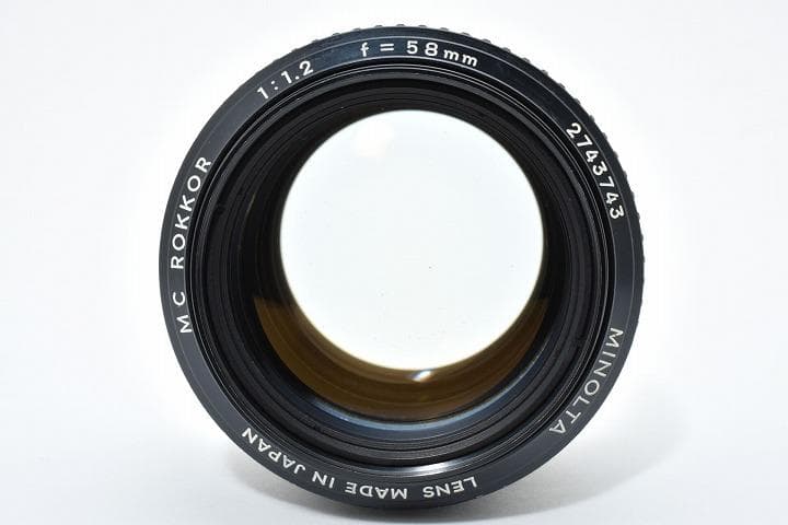 15487E ミノルタ Minolta MC Rokkor 58mm F1.2