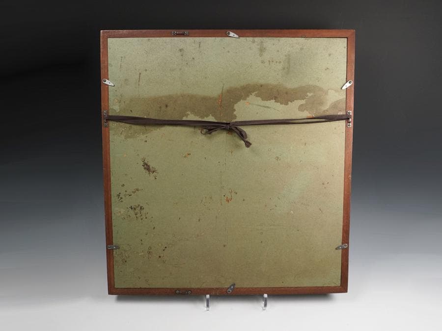 版画家 乾太 「神戸港センタープラザ　十八階より」創作版画 神戸風景