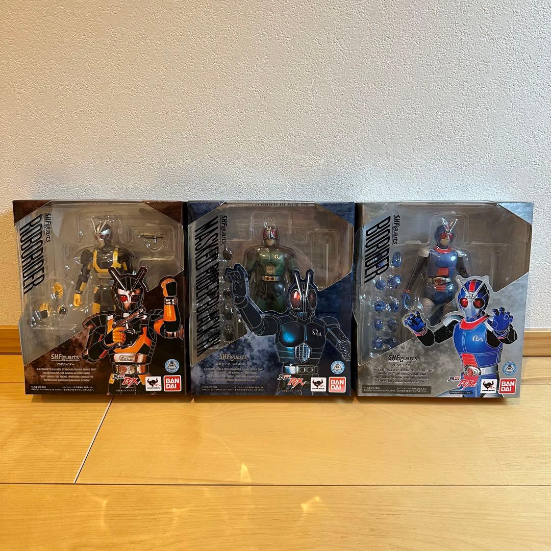 S.H.Figuarts 仮面ライダーBLACK RXフィギュアーツ 3体セット