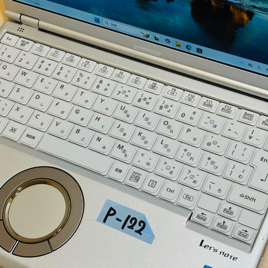 レッツノート PC Windows11 SSD DVD オフィス付き P-122