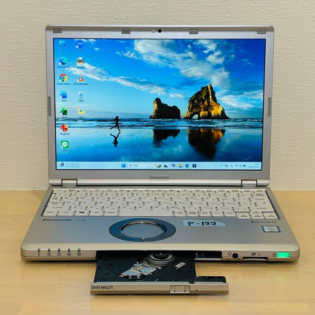 レッツノート PC Windows11 SSD DVD オフィス付き P-122