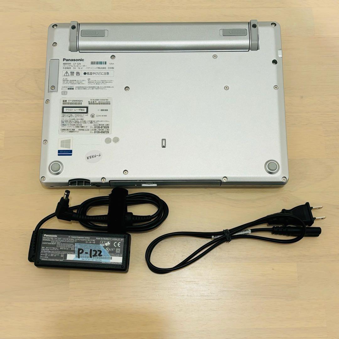 レッツノート PC Windows11 SSD DVD オフィス付き P-122