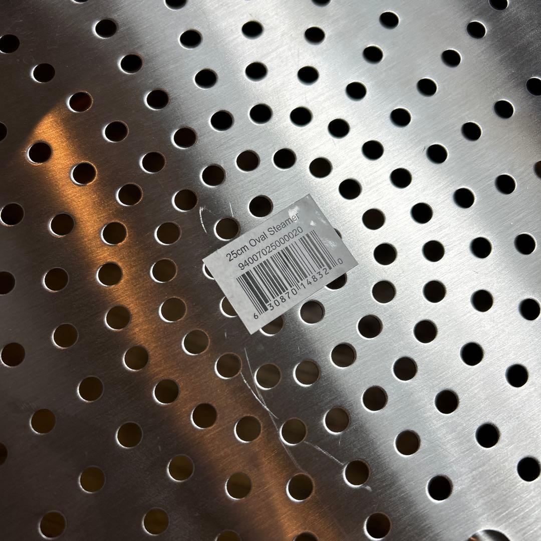 ル・クルーゼ　蒸し器　オーバル25センチ