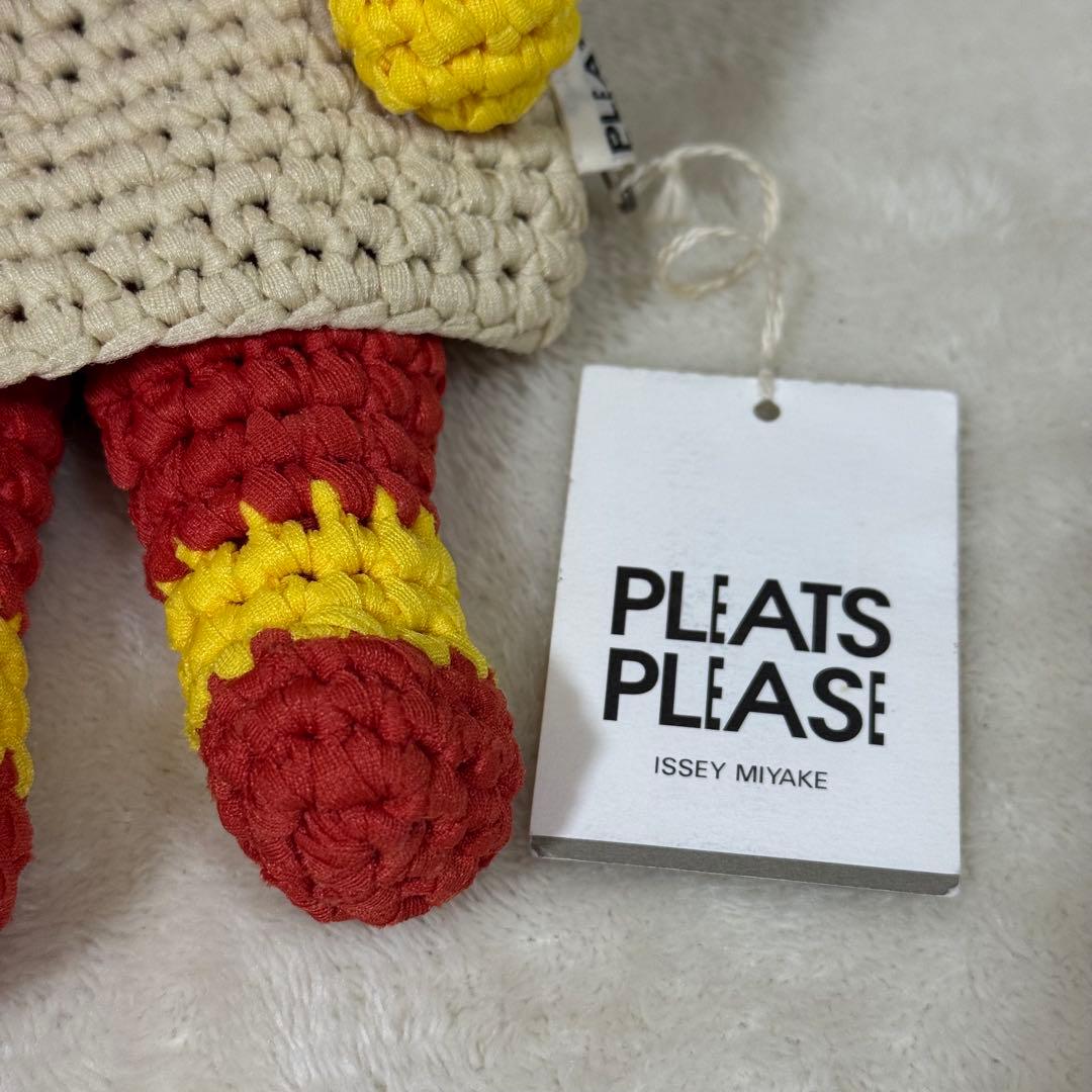 【希少】PLEATS PLEASE イッセイミヤケ 編み込み ドール アート