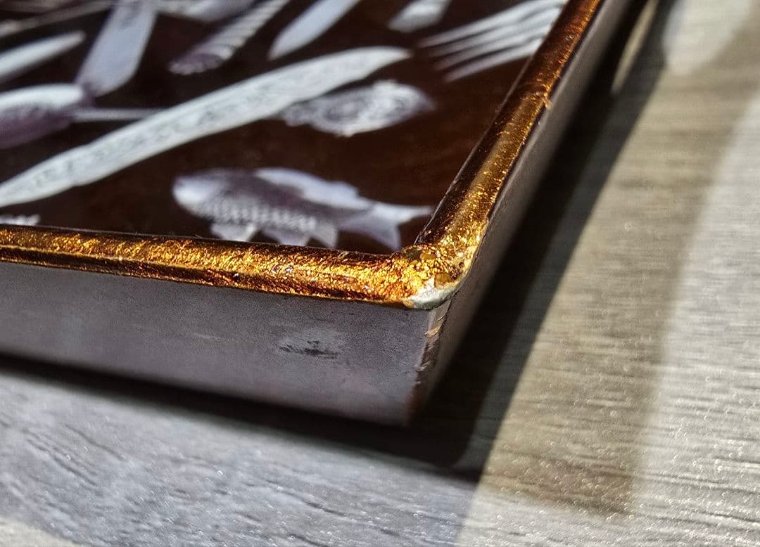 アンティーク調 イタリアセレクトショップカトラリー柄トレーとプレートセット皿