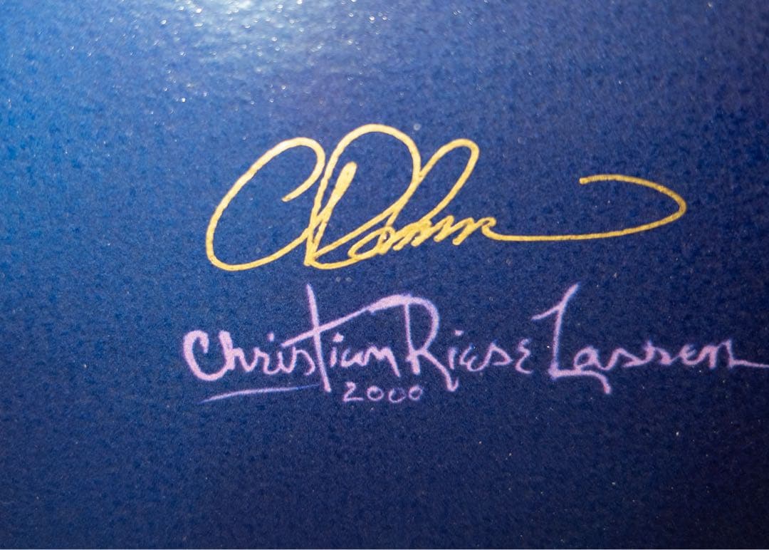 クリスチャンリースラッセン　限定サマーセットオリオリSSP 手色彩　直筆サイン